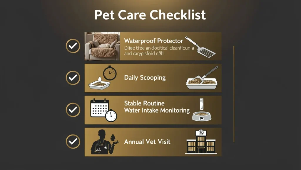 How to prevent cat from peeing on the bed — prevention checklist