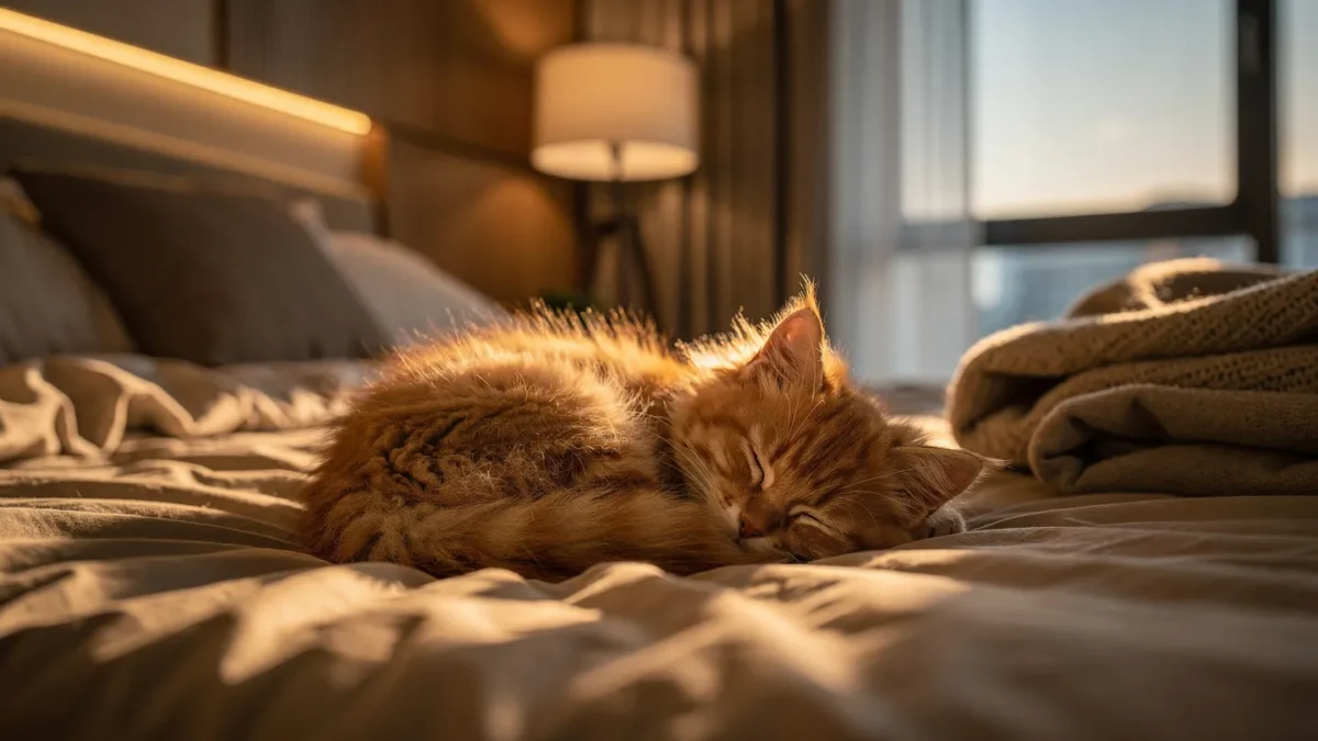 Kitten Care Guide Tiny kitten feeling safe in a new home environment