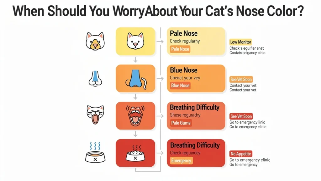 Cat Nose Color Warning Signs – When to Worry