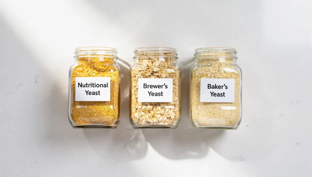 Nutritional yeast vs brewers yeast vs bakers yeast for cats