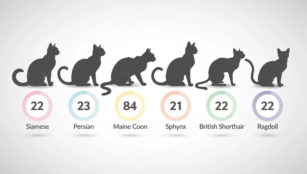 Apartment cat breeds comparison — energy noise and maintenance ratings