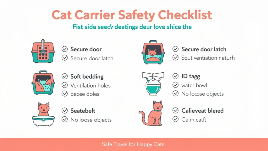 Best cat carriers safety checklist 2026