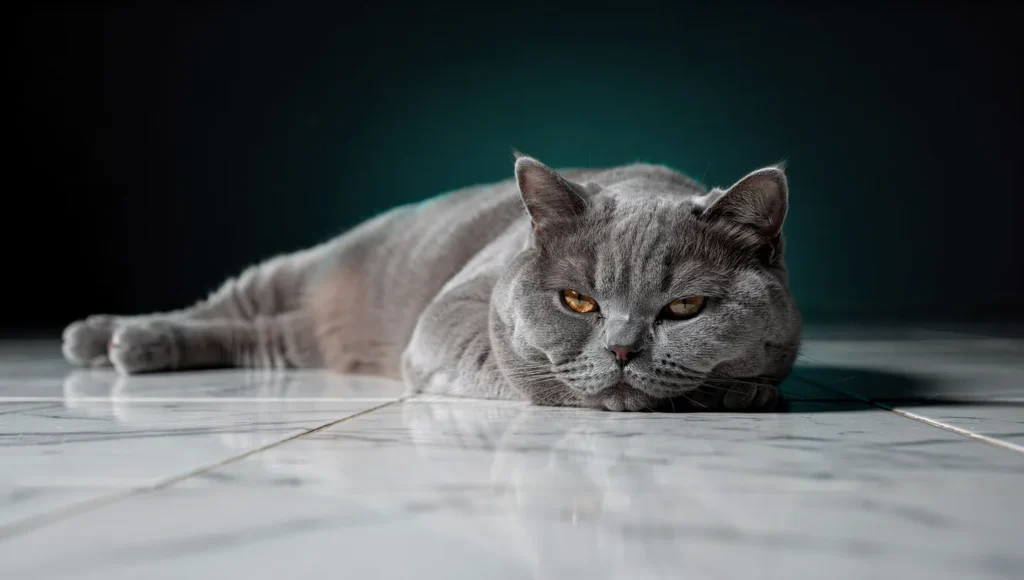 Exotic Shorthair health warning signs infographic