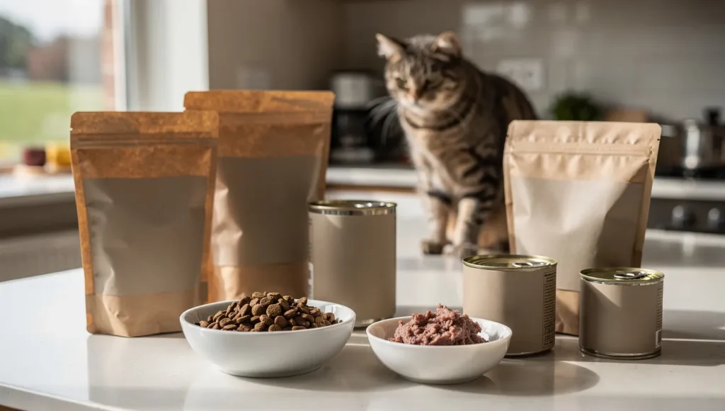 Royal Canin cat food products including dry and wet food